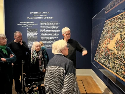 Schadow Gesellschaft Berlin: Ausstellungsbesuche - Barberini, Einhorn alt=