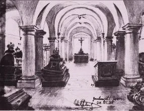 Schadow Gesellschaft Berlin: Hohenzollerngruft - Zeichnung