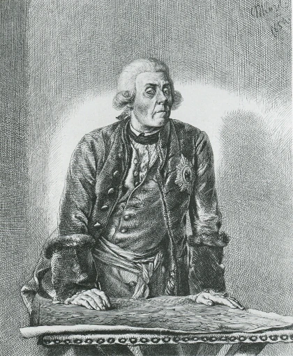 Schadow Gesellschaft Berlin: Prinz Heinrich - Holzstich von Adolph Menzel Schadow Gesellschaft Berlin: Prinz Heinrich - Holzstich von Adolph Menzel